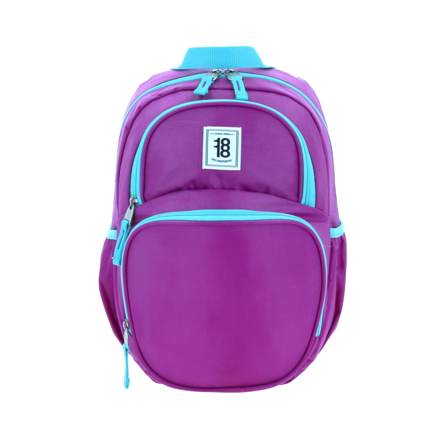 Mochila escolar 1818 by Chenson color uva con amplio compartimento