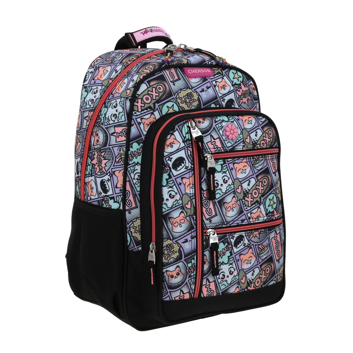 HG66532-U Mochila Negra Multicolor Chenson Gappy Girl Mixco