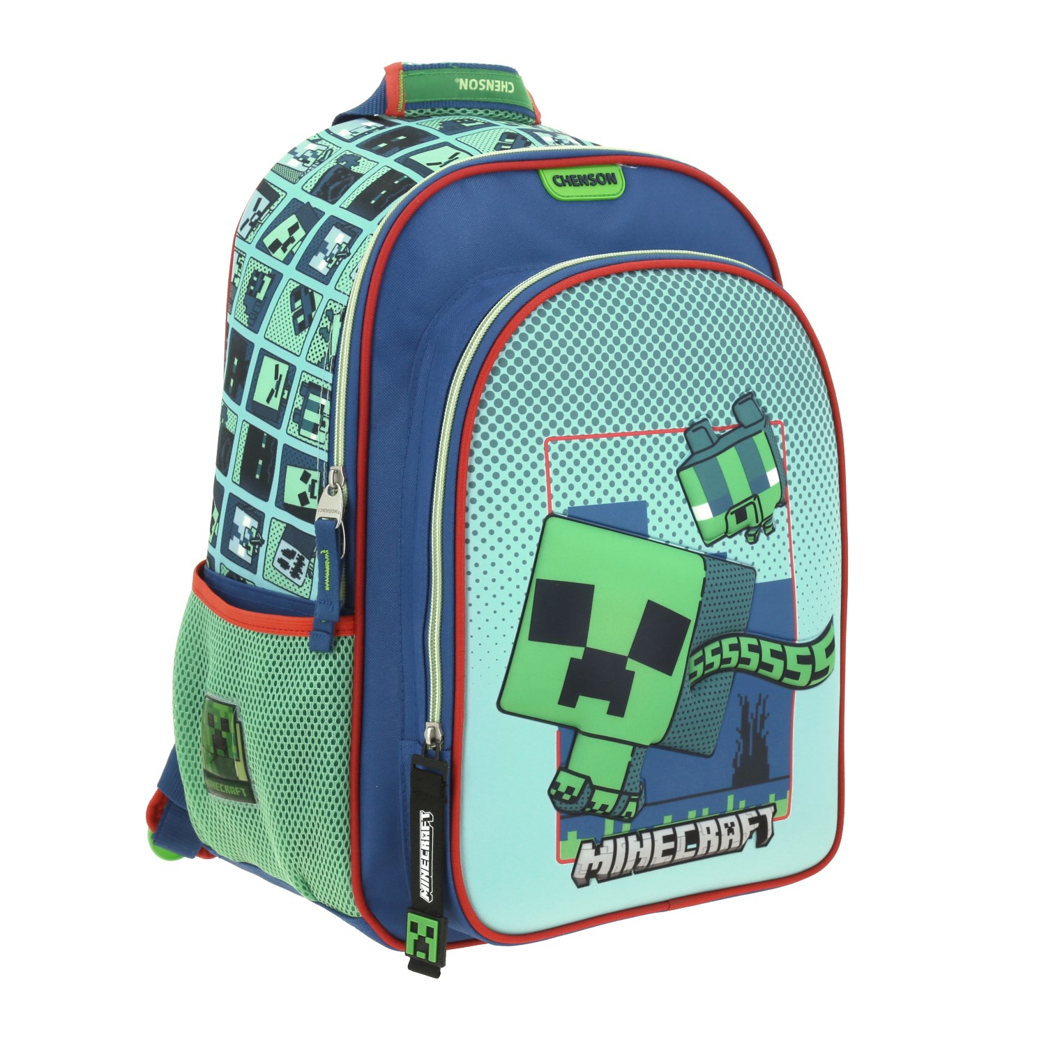 MC66007-9 Mochila CHENSON Minecraft Mini Creeper